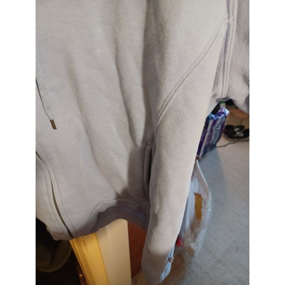 Gloria Vanderbilt Sport Zip Up Hoodie Light Blue Womens 2X b7r - Picture 6 of 12